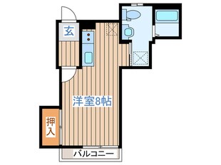 コーポ中山の物件間取画像